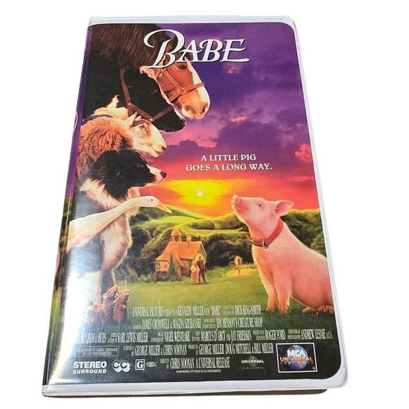 Babe VHS Clamshell - Untested Vintage Movie - Picture 1 of 3